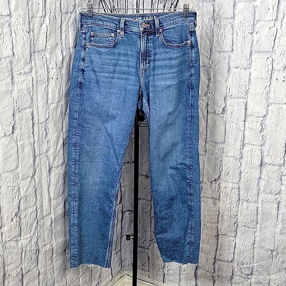 AMERICAN‎ EAGLE Stretch Women's 90's Straight Jeans Size 6